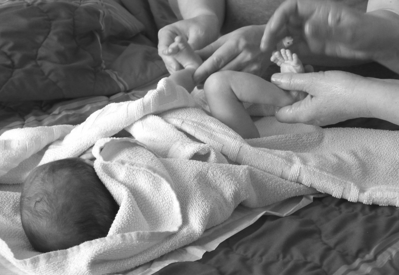 massage bébé au centre hospitalier Sarthe et Loir