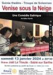 13 janvier 2024 : représentation théâtrale dont tous les fonds iront au soutien du foyer « Les temps de vivre » à Sablé-sur-Sarthe